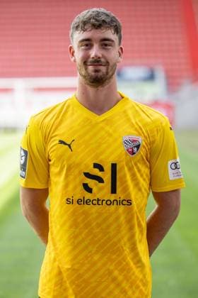 Goalkeeper Maurice Dehler 46, FCI FC Ingolstadt 04 3 Liga, portrait date 2023 2024 3 Liga FC Ingolstadt 04 season 2023 2024 portrait