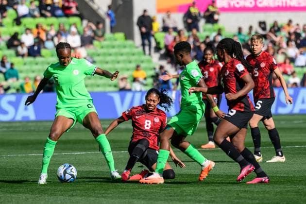 Jayde Riviere of Canada during the FIFA Women s World Cup 2023 match between Nigeria Women and Canada Women at Melbourne Rectangular Stadium, Melbourne, Australia on 21 July 2023. Copyright: xRichardxNicholsonx 37810002
