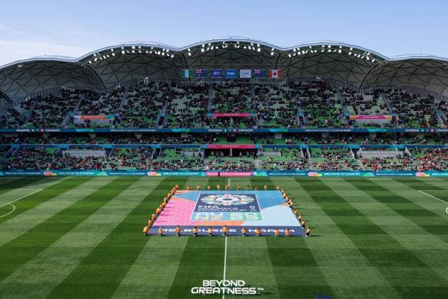 July 21, 2023, Melbourne, Australia: A view of the Melbourne Rectangular Stadium prior to the start of the first match in Melbourne at the 2023 Women s World Cup group B match between Nigeria and Canada. The match was a 0:0 draw. Melbourne Australia - ZUMAl303 20230721_zaf_l303_021 Copyright: xSydneyxLowx