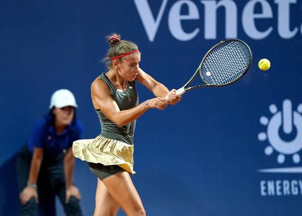 34th Palermo Ladies Open 2023 - WTA, Tennis Damen 250 Tatiana Prozorova in action on the fields of the Country Club Palermo during the 34th Palermo Ladies Open - WTA 250 Palermo (Italy) July 20,2023. Palermo PA Italy  Copyright: xGabrielexMaricchiolox originalFilename:maricchiolo-maricchi230720_np66Z.jpg