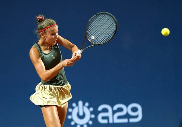 34th Palermo Ladies Open 2023 - WTA, Tennis Damen 250 Tatiana Prozorova in action on the fields of the Country Club Palermo during the 34th Palermo Ladies Open - WTA 250 Palermo (Italy) July 20,2023. Palermo PA Italy  Copyright: xGabrielexMaricchiolox originalFilename:maricchiolo-maricchi230720_npQYe.jpg
