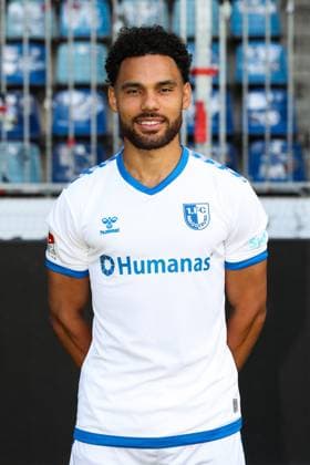 Herbert Bockhorn 1 FC Magdeburg,7 2 football Bundesliga portrait appointment 2023 2024 official photo appointment 1 FC Magdeburg in the MDCC Arena in Magdeburg portrait, portrait,single image,Germany, football, men,GER,20 07 2023 Christian Schroedter
