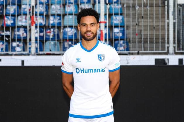 Herbert Bockhorn 1 FC Magdeburg,7 2 football Bundesliga portrait appointment 2023 2024 official photo appointment 1 FC Magdeburg in the MDCC Arena in Magdeburg portrait, portrait,single image,Germany, football, men,GER,20 07 2023 Christian Schroedter