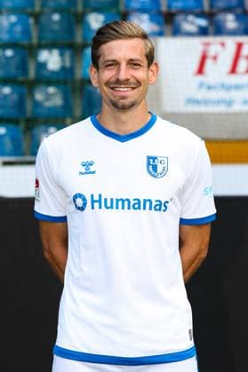 Alexander Nollenberger 1 FC Magdeburg,17 2 football Bundesliga portrait appointment 2023 2024 official photo appointment 1 FC Magdeburg in the MDCC Arena in Magdeburg portrait, portrait,single image,Germany, football, men,GER,20 07 2023 Christian Schroedter