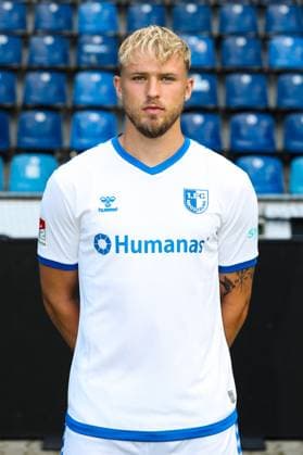 Tim Stappmann 1 FC Magdeburg,21 2 football Bundesliga portrait appointment 2023 2024 official photo appointment 1 FC Magdeburg in the MDCC Arena in Magdeburg portrait, portrait,single picture,Germany, football, men,GER,20 07 2023 Christian Schroedter