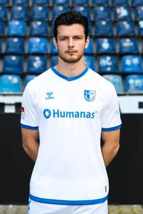 Jean Hugonet 1 FC Magdeburg,24 2 football Bundesliga portrait appointment 2023 2024 official photo appointment 1 FC Magdeburg in the MDCC Arena in Magdeburg portrait, portrait,single image,Germany, football, men,GER,20 07 2023 Christian Schroedter