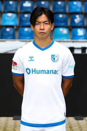 Tatsuya Ito 1 FC Magdeburg,37 2 football Bundesliga portrait appointment 2023 2024 official photo appointment 1 FC Magdeburg in the MDCC Arena in Magdeburg portrait, portrait,single image,Germany, football, men,GER,20 07 2023 Christian Schroedter