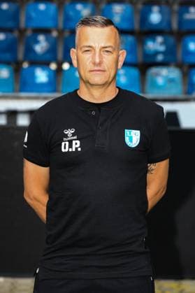 Team doctor Oliver Poranzke 1 FC Magdeburg 2 Football Bundesliga portrait appointment 2023 2024 official photo appointment 1 FC Magdeburg in the MDCC Arena in Magdeburg portrait, portrait,single image,Germany, football, men,GER,20 07 2023 Christian Schroedter