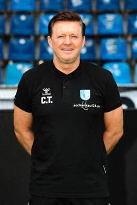 Coach Christian Titz, 1 FC Magdeburg 2 Football Bundesliga portrait appointment 2023 2024 official photo appointment 1 FC Magdeburg in the MDCC Arena in Magdeburg portrait, portrait,single image,Germany, football, men,GER,20 07 2023 Christian Schroedter
