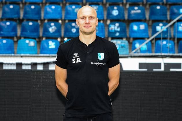 Co coach Silvio Bankert 1 FC Magdeburg 2 football Bundesliga portrait appointment 2023 2024 official photo appointment 1 FC Magdeburg in the MDCC Arena in Magdeburg portrait, portrait,single image,Germany, football, men,GER,20 07 2023 Christian Schroedter