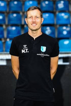 Goalkeeper coach Matthias Tischer 1 FC Magdeburg 2 Football Bundesliga portrait appointment 2023 2024 official photo appointment 1 FC Magdeburg in the MDCC Arena in Magdeburg portrait, portrait,single image,Germany, football, men,GER,20 07 2023 Christian Schroedter