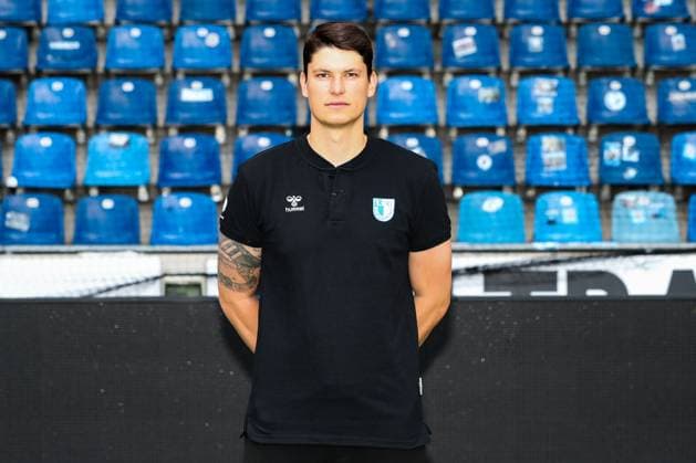 Head of Scouting Rico Balzer 1 FC Magdeburg 2 Football Bundesliga portrait appointment 2023 2024 official photo appointment 1 FC Magdeburg in the MDCC Arena in Magdeburg portrait, portrait,single image,Germany, football, men,GER,20 07 2023 Christian Schroedter
