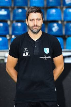 Co coach Andre Kilian 1 FC Magdeburg 2 football Bundesliga portrait appointment 2023 2024 official photo appointment 1 FC Magdeburg in the MDCC Arena in Magdeburg portrait, portrait,single picture,Germany, football, men,GER,20 07 2023 Christian Schroedter