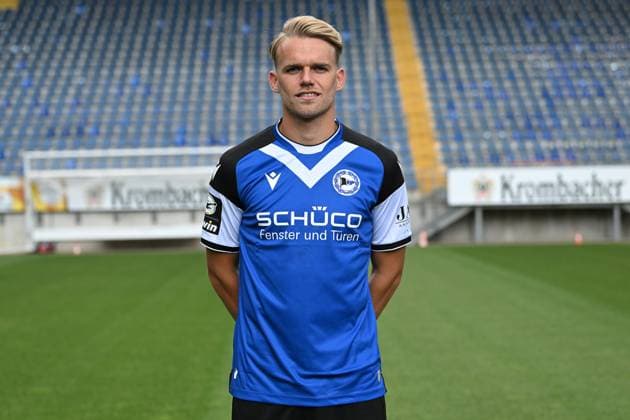 Bielefeld, Schueco Arena, 20 07 23, GER, Men, DSC Arminia Bielefeld, 3 LIga, portrait date 2023 2024 Picture Nicklas Shipnoski DSC Arminia Bielefeld 3 Liga, portrait date 2023 2024 Only for editorial use NRW Germany