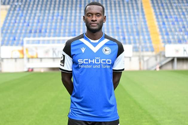 Bielefeld, Schueco Arena, 20 07 23, GER, men, DSC Arminia Bielefeld, 3 LIga, portrait date 2023 2024 picture Merveille Biankadi DSC Arminia Bielefeld 3 Liga, portrait date 2023 2024 Only for editorial use NRW Germany