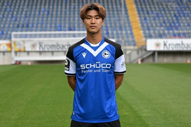 Bielefeld, Schueco Arena, 20 07 23, GER, men, DSC Arminia Bielefeld, 3 LIga, portrait date 2023 2024 picture Kaito Mizuta DSC Arminia Bielefeld 3 Liga, portrait date 2023 2024 Only for editorial use NRW Germany