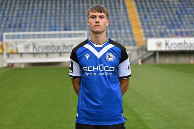 Bielefeld, Schueco Arena, 20 07 23, GER, Men, DSC Arminia Bielefeld, 3 LIga, portrait date 2023 2024 Picture Lucas Kiewitt DSC Arminia Bielefeld 3 Liga, portrait date 2023 2024 Only for editorial use NRW Germany