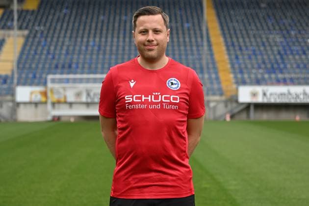 Bielefeld, Schueco Arena, 20 07 23, GER, Men, DSC Arminia Bielefeld, 3 LIga, portrait date 2023 2024 Picture Arne Böker Physiotherapist DSC Arminia Bielefeld 3 Liga, portrait date 2023 2024 Only for editorial use NRW Germany