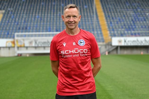 Bielefeld, Schueco Arena, 20 07 23, GER, Men, DSC Arminia Bielefeld, 3 LIga, portrait date 2023 2024 Picture Rainer Schonz Zeugwart DSC Arminia Bielefeld 3 Liga, Porträttermin 2023 2024 Only for editorial use NRW Germany
