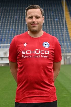 Bielefeld, Schueco Arena, 20 07 23, GER, Men, DSC Arminia Bielefeld, 3 LIga, portrait date 2023 2024 Picture Arne Böker Physiotherapist DSC Arminia Bielefeld 3 Liga, portrait date 2023 2024 Only for editorial use NRW Germany