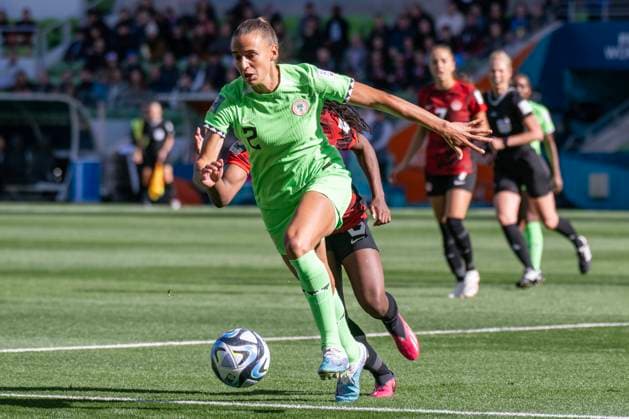 Ashleigh Plumper during the FIFA Women s World Cup 2023 match between Nigeria Women and Canada Women at Melbourne Rectangular Stadium, Melbourne, Australia on 21 July 2023. Copyright: xRichardxNicholsonx 37810015