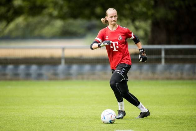 Training 1 FC Koeln women 21 07 2023 Paula Hoppe 1 FC Koeln, 12 on the ball Training 1 FC Koeln women Geissbockheim, 21 07 2023 Copyright: xBEAUTIFULxSPORTS Wunderlx