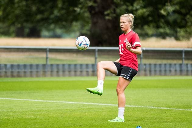 Training 1 FC Koeln Women 21 07 2023 Celina Degen 1 FC Koeln, 5 on the ball Training 1 FC Koeln Women Geissbockheim, 21 07 2023 Copyright: xBEAUTIFULxSPORTS Wunderlx