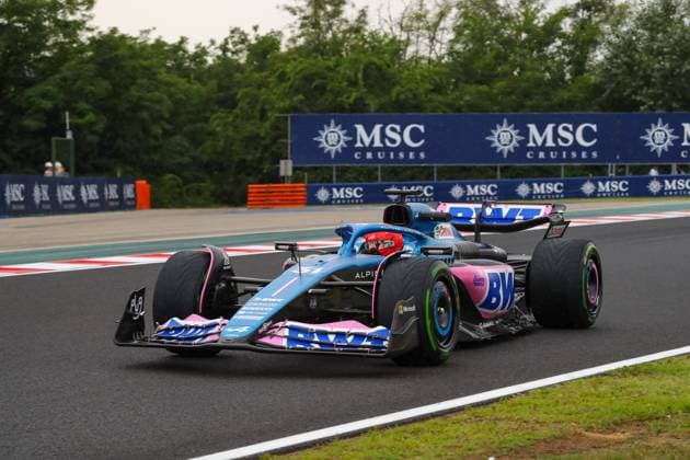 July 21, 2023, Budapest, Rieti, Hungary: Esteban Ocon(FRA) Alpine A523..during Free Practice 1, Friday Jul 21, FORMULA 1 QATAR AIRWAYS HUNGARIAN GRAND PRIX 2023 - Jul21 to Jul23 2023 Hungaroring, Budapest, Hungary Budapest Hungary - ZUMAm217 20230721_zsp_m217_105 Copyright: xAlessioxDexMarcox
