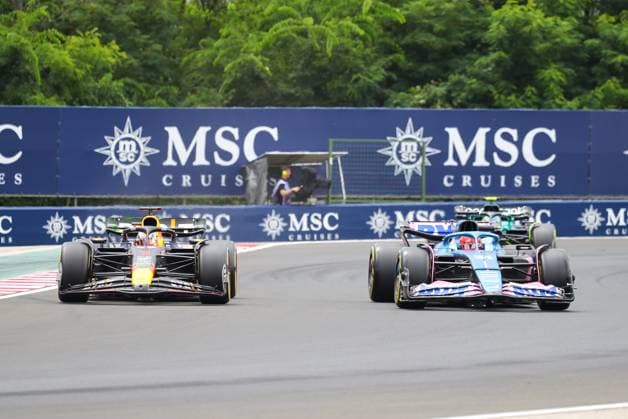 July 21, 2023, Budapest, Rieti, Hungary: Esteban Ocon(FRA) Alpine A523..during Free Practice 1, Friday Jul 21, FORMULA 1 QATAR AIRWAYS HUNGARIAN GRAND PRIX 2023 - Jul21 to Jul23 2023 Hungaroring, Budapest, Hungary Budapest Hungary - ZUMAm217 20230721_zsp_m217_109 Copyright: xAlessioxDexMarcox