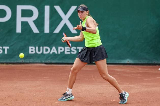 Tennis Internationals - WTA, Tennis Damen 250 - Hungarian Grand Prix Kaja Juvan (SLO) during the quarterfinal match of WTA250 Hungarian Gran Prix Tennis on July 21th, 2023 at Romai Teniszakademia, Budapest, Hungary Budapest Budapest Hungary Copyright: xVinnyxOrlandox xLiveMediax LPS_1002768