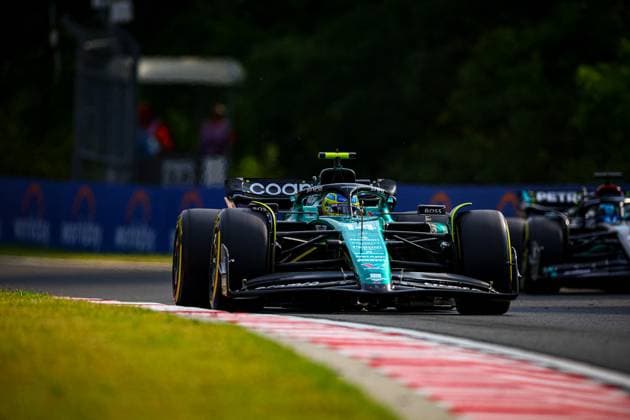 Formula 1 World Championship, WM, Weltmeisterschaft 2023 Hungarian GP, Budapest 20-23 July 2023 14 Fernando Alonso, (ESP) Aramco Aston Martin Mercedes during the Hungarian GP, Budapest 20-23 July 2023 at the Hungaroring, Formula 1 World championship 2023. - -  Copyright: xIPAxSport ABACAx BRIPASport20230721_332 IPAxSport ABACAx BRIPASport20230721_332