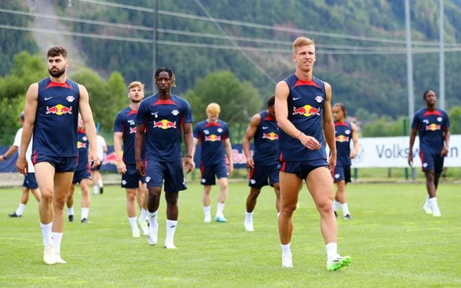 Football, RB Leipzig, training camp in Bruneck, Italy