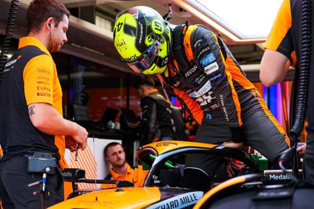 4 Lando Norris GBR, McLaren F1 Team , F1 Grand Prix of Hungary at Hungaroring on July 21, 2023 in Budapest, Hungary Photo by HOCH ZWEI Budapest Hungary
