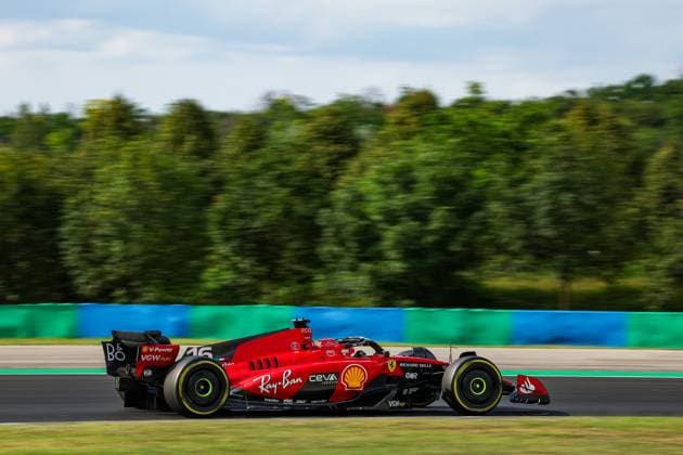 16 Charles Leclerc MCO, Scuderia Ferrari , F1 Grand Prix of Hungary at Hungaroring on July 21, 2023 in Budapest, Hungary Photo by HOCH ZWEI Budapest Hungary