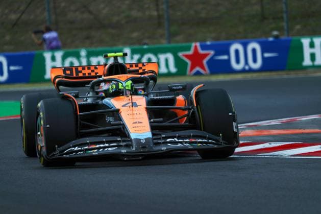 July 21, 2023, Budapest, Rieti, Hungary: Lando Norris (GBR) McLaren MCL60..during Free Practice 2, Friday Jul 21th FORMULA 1 QATAR AIRWAYS HUNGARIAN GRAND PRIX 2023 - Jul21 to Jul23 2023 Hungaroring, Budapest, Hungary Budapest Hungary - ZUMAm217 20230721_zsp_m217_215 Copyright: xAlessioxDexMarcox