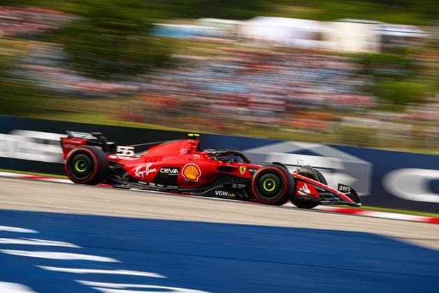 Formula 1 World Championship, WM, Weltmeisterschaft 2023 Hungarian GP, Budapest 20-23 July 2023 55 Carlos Sainz, (ESP) Scuderia Ferrari during the Hungarian GP, Budapest 20-23 July 2023 at the Hungaroring, Formula 1 World championship 2023. - -  Copyright: xIPAxSport ABACAx BRIPASport20230721_490 IPAxSport ABACAx BRIPASport20230721_490