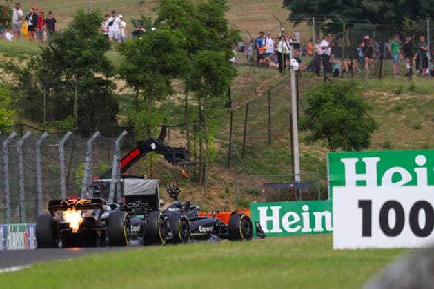 July 21, 2023, Budapest, Rieti, Hungary: Fictional team ApXGP filming on track for a movie..during Free Practice 2, Friday Jul 21th FORMULA 1 QATAR AIRWAYS HUNGARIAN GRAND PRIX 2023 - Jul21 to Jul23 2023 Hungaroring, Budapest, Hungary Budapest Hungary - ZUMAm217 20230721_zsp_m217_289 Copyright: xAlessioxDexMarcox