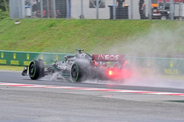 Formula 1 Grand Prix Hungarian Grand Prix 2023 21 07 2023, Hungaroring, Budapest, Formula 1 Grand Prix Hungarian Grand Prix 2023 , in picture George Russell GBR , Mercedes AMG Petronas Formula One Team nordphotoxGmbHx xBratic nph00250