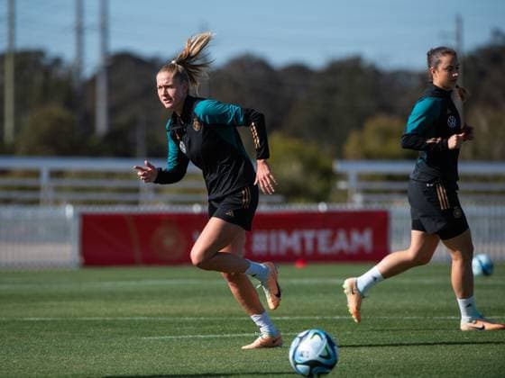 Janina Minge Germany , AUS, Training DFB Women National Team Germany, FIFA Women World Cup Australia 2023, 21 07 2023 AUS, Training DFB Women National Team Germany, FIFA Women World Cup Australia 2023, 21 07 2023 Tuggerah Copyright: xEibner-Pressefoto Memmlerx EP_MMR
