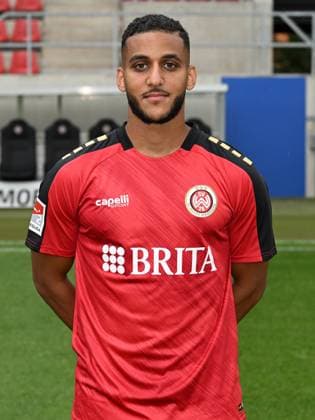 21 07 2023, xjhx, football 2 Bundesliga, SV Wehen Wiesbaden photo appointment season 2023 24 emspor, Amin Farouk 22 SV Wehen Wiesbaden 2 BL, porträttermin 2023 2024 DFL DFB REGULATES PROHIBIT ANY USE OF PHOTOGRAPHS as IMAGE SEQUENCES and or QUASI VIDEO Wiesbaden