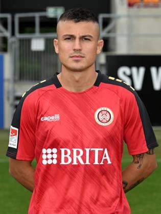 21 07 2023, xjhx, football 2 Bundesliga, SV Wehen Wiesbaden photo appointment season 2023 24 emspor, Antonio Jonjic 10 SV Wehen Wiesbaden 2 BL, porträttermin 2023 2024 DFL DFB REGULATES PROHIBIT ANY USE OF PHOTOGRAPHS as IMAGE SEQUENCES and or QUASI VIDEO Wiesbaden