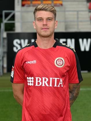 21 07 2023, xjhx, football 2 Bundesliga, SV Wehen Wiesbaden photo appointment season 2023 24 emspor, Marcus Mathisen 24 SV Wehen Wiesbaden 2 BL, porträttermin 2023 2024 DFL DFB REGULATIONS PROHIBIT ANY USE OF PHOTOGRAPHS as IMAGE SEQUENCES and or QUASI VIDEO Wiesbaden