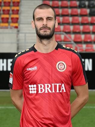 21 07 2023, xjhx, football 2 Bundesliga, SV Wehen Wiesbaden photo appointment season 2023 24 emspor, Aleksandar Vukotic 26 SV Wehen Wiesbaden 2 BL, porträttermin 2023 2024 DFL DFB REGULATIONS PROHIBIT ANY USE OF PHOTOGRAPHS as IMAGE SEQUENCES and or QUASI VIDEO Wiesbaden