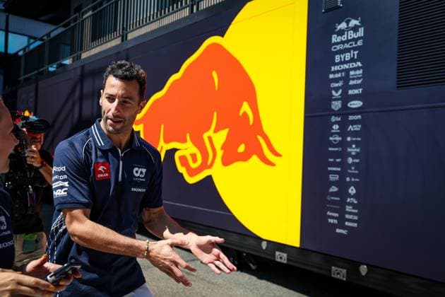 RICCIARDO Daniel (aus), Scuderia AlphaTauri AT04, portrait during the 2023 Formula 1 Qatar Airways Hungarian Grand Prix, 11th round of the 2023 Formula One World Championship, WM, Weltmeisterschaft from July 21 to 23, 2023 on the Hungaroring, in Mogyorod, Hungary - F1 - HUNGARIAN GRAND PRIX 2023 DPPI Panoramic  00123026_G0OD9750 