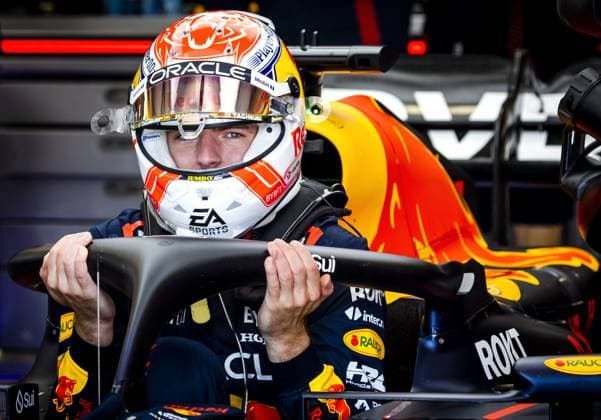 BUDAPEST - Max Verstappen (Red Bull Racing) during the 3rd free practice on the Hungaroring Circuit in the run-up to the Grand Prix of Hungary. ANP REMKO DE WAAL F1 Grand Prix of Great Britain - Practice 2023 xVIxANPxSportx xxANPxIVx 474058168 originalFilename: 474058168.jpg