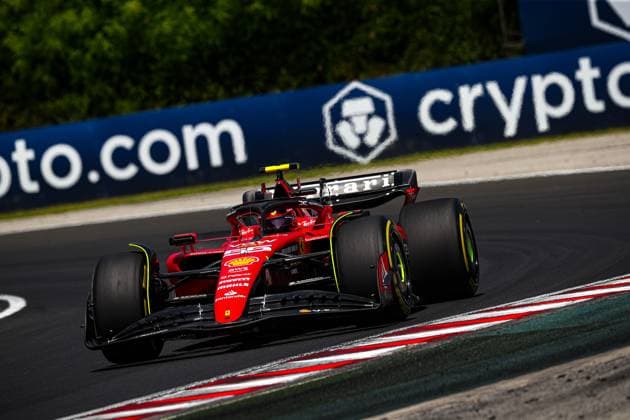 55 Carlos Sainz, (ESP) Scuderia Ferrari during the Hungarian GP, Budapest 20-23 July 2023 at the Hungaroring, Formula 1 World Championship, WM, Weltmeisterschaft 2023.  Copyright: xFedericoxBasile IPAx xipa-agencyx xFedericoxBasile IPAx 0 IPA_IPA39354474