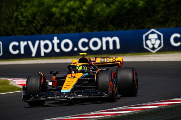 04 Lando Norris, (GRB) McLaren Mercedes during the Hungarian GP, Budapest 20-23 July 2023 at the Hungaroring, Formula 1 World Championship, WM, Weltmeisterschaft 2023.  Copyright: xFedericoxBasile IPAx xipa-agencyx xFedericoxBasile IPAx 0 IPA_IPA39354481