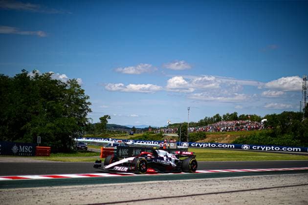 22 Yuki Tsunoda, (JAP) Alpha Tauri, Honda during the Hungarian GP, Budapest 20-23 July 2023 at the Hungaroring, Formula 1 World Championship, WM, Weltmeisterschaft 2023.  Copyright: xFedericoxBasile IPAx xipa-agencyx xFedericoxBasile IPAx 0 IPA_IPA39354539