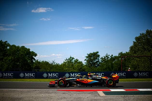 04 Lando Norris, (GRB) McLaren Mercedes during the Hungarian GP, Budapest 20-23 July 2023 at the Hungaroring, Formula 1 World Championship, WM, Weltmeisterschaft 2023.  Copyright: xFedericoxBasile IPAx xipa-agencyx xFedericoxBasile IPAx 0 IPA_IPA39354562
