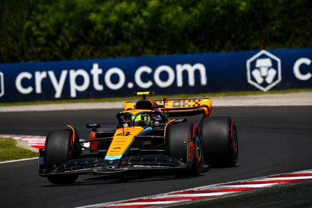 Formula 1 World Championship, WM, Weltmeisterschaft 2023 Hungarian GP, Budapest 20-23 July 2023 04 Lando Norris, (GRB) McLaren Mercedes during the Hungarian GP, Budapest 20-23 July 2023 at the Hungaroring, Formula 1 World championship 2023. - -  Copyright: xIPAxSport ABACAx BRIPASport20230722_289 IPAxSport ABACAx BRIPASport20230722_289